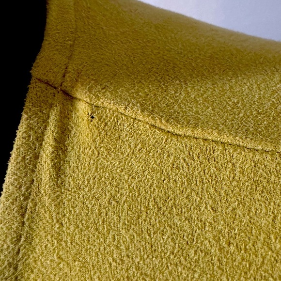 Tahari Long open front fashionable Cardigan - mustard color Size Small - Picture 5 of 8